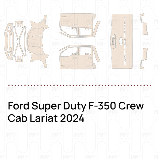 PPF prédécoupé Ford Super Duty F-350 Crew Cab Lariat 2024