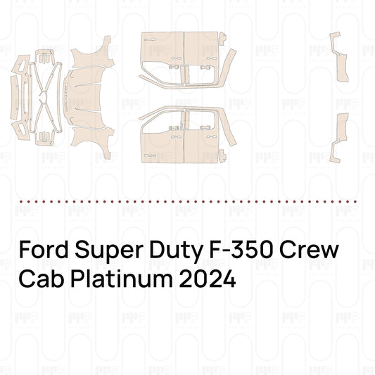 PPF prédécoupé Ford Super Duty F-350 Crew Cab Platinum 2024