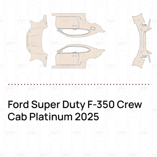 PPF prédécoupé Ford Super Duty F-350 Crew Cab Platinum 2025