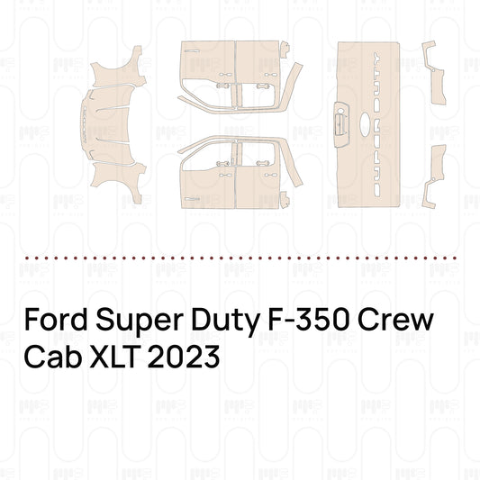 PPF prédécoupé Ford Super Duty F-350 Crew Cab XLT 2023