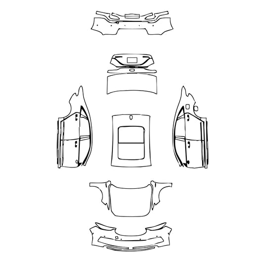 Pre-Cut PPF Ford Taurus Luxury 2021 - PPF-Kits