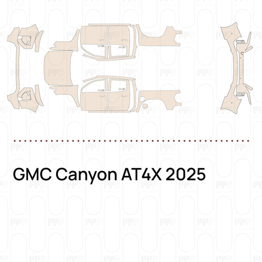 PPF prédécoupé GMC Canyon AT4X 2025