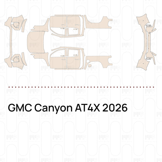 PPF prédécoupé GMC Canyon AT4X 2026