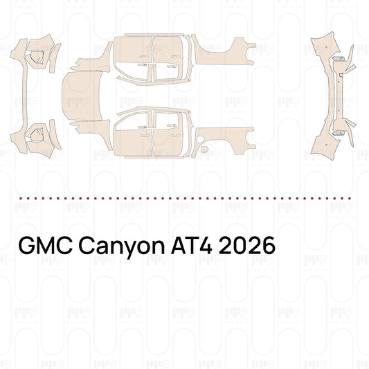 PPF prédécoupé GMC Canyon AT4 2026