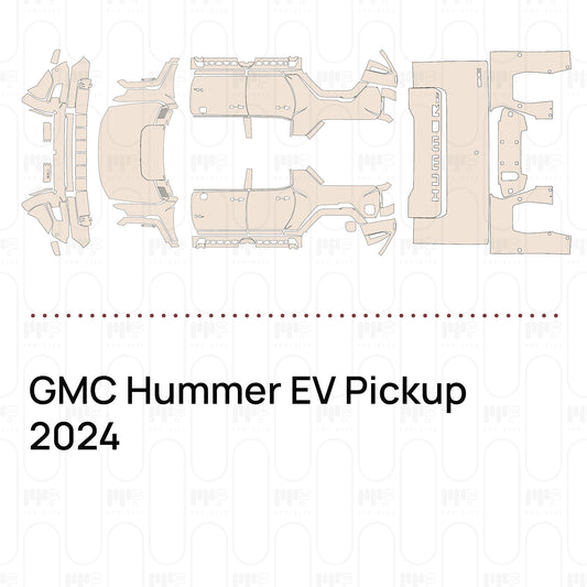 PPF prédécoupé GMC Hummer EV Pickup 2024
