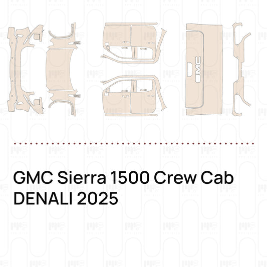PPF prédécoupé GMC Sierra 1500 Crew Cab DENALI 2025
