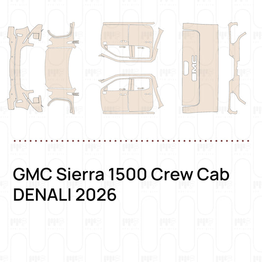 PPF prédécoupé GMC Sierra 1500 Crew Cab DENALI 2026