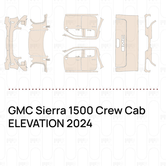 PPF prédécoupé GMC Sierra 1500 Crew Cab ELEVATION 2024