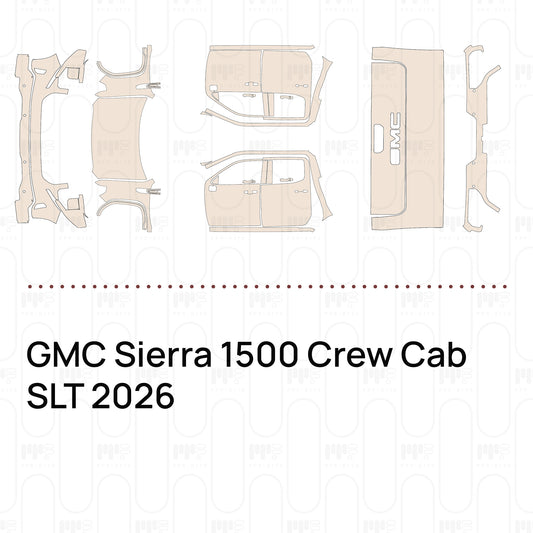 PPF prédécoupé GMC Sierra 1500 Crew Cab SLT 2026