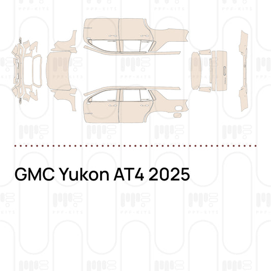 GMC Yukon AT4 2025 – Film de protection PPF prédécoupé