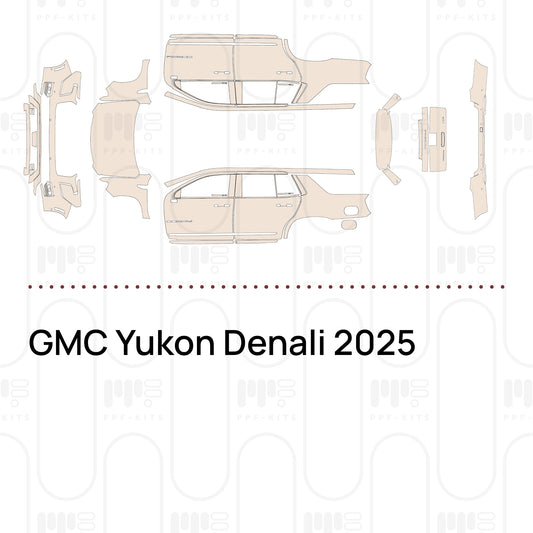 GMC Yukon Denali 2025 – Film de protection PPF prédécoupé