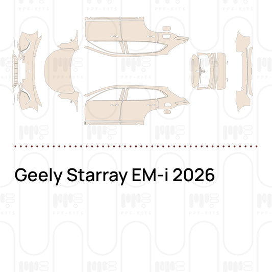 Geely Starray EM-i 2026 – Film de protection PPF prédécoupé