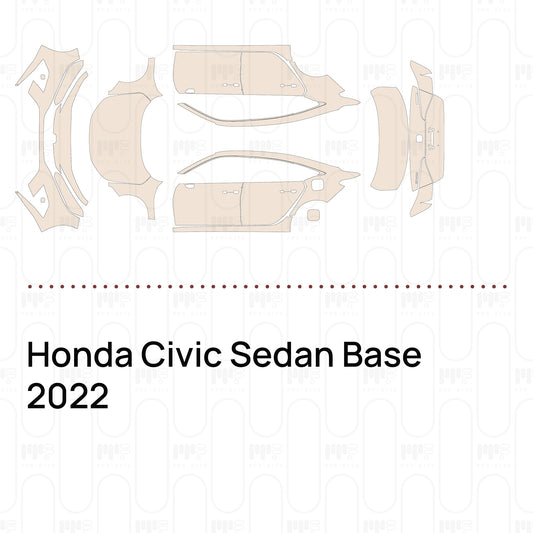 PPF prédécoupé Honda Civic Sedan Base 2022