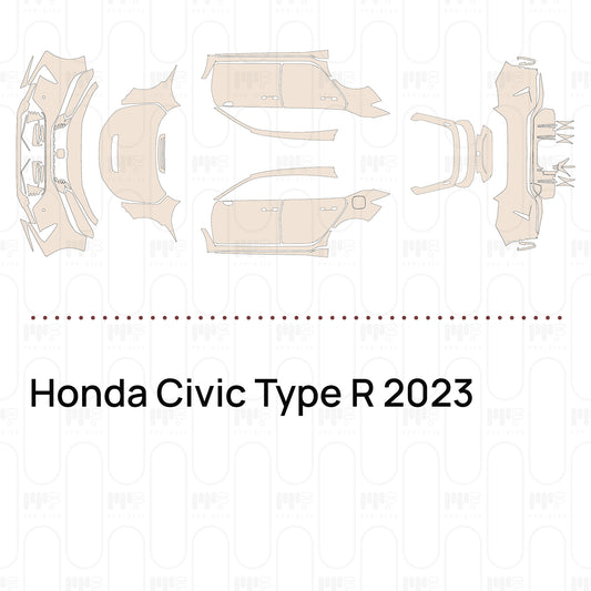 PPF prédécoupé Honda Civic Type R 2023