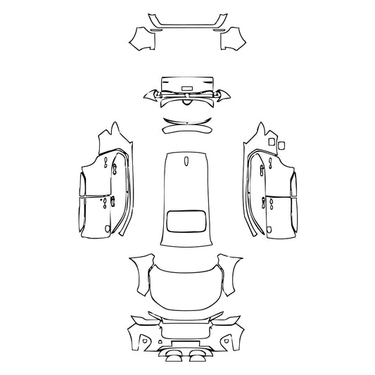 PPF prédécoupé Honda Elevate (IN) ZX 2025