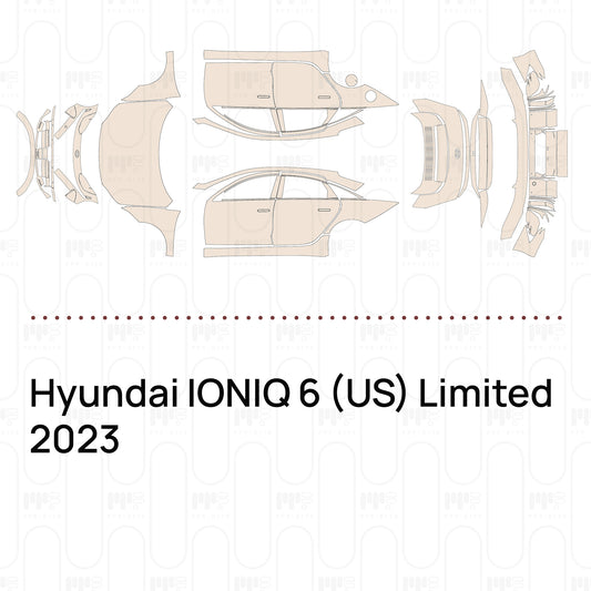 PPF prédécoupé Hyundai IONIQ 6 (US) Limited 2023