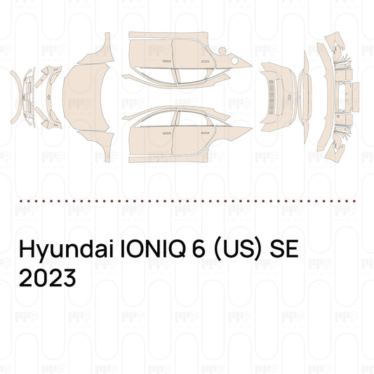 PPF prédécoupé Hyundai IONIQ 6 (US) SE 2023