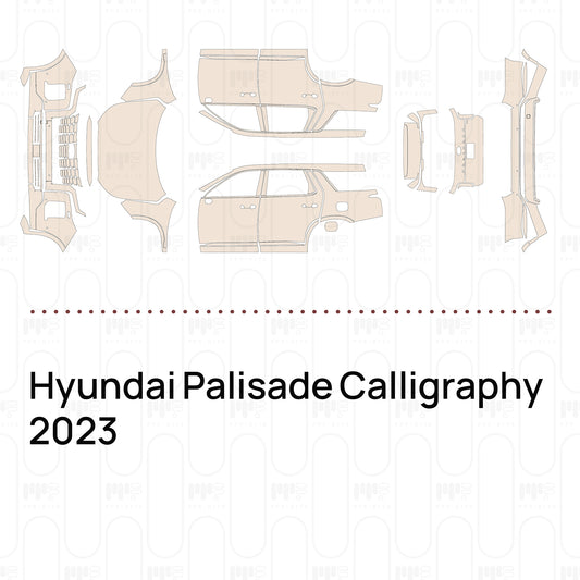 PPF prédécoupé Hyundai Palisade Calligraphy 2023