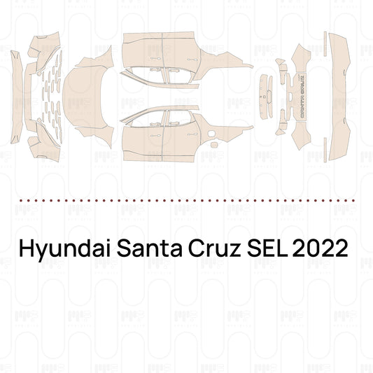 PPF prédécoupé Hyundai Santa Cruz SEL 2022
