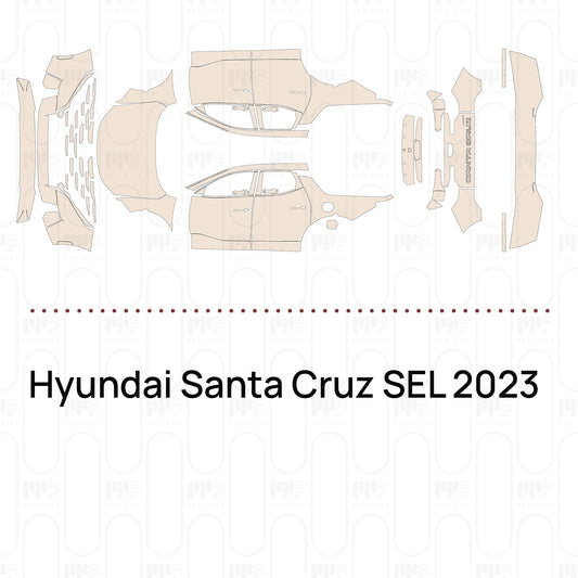 PPF prédécoupé Hyundai Santa Cruz SEL 2023