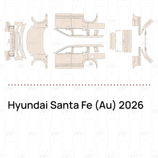 PPF prédécoupé Hyundai Santa Fe (Au) 2026