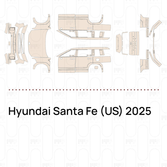 PPF prédécoupé Hyundai Santa Fe (US) 2025