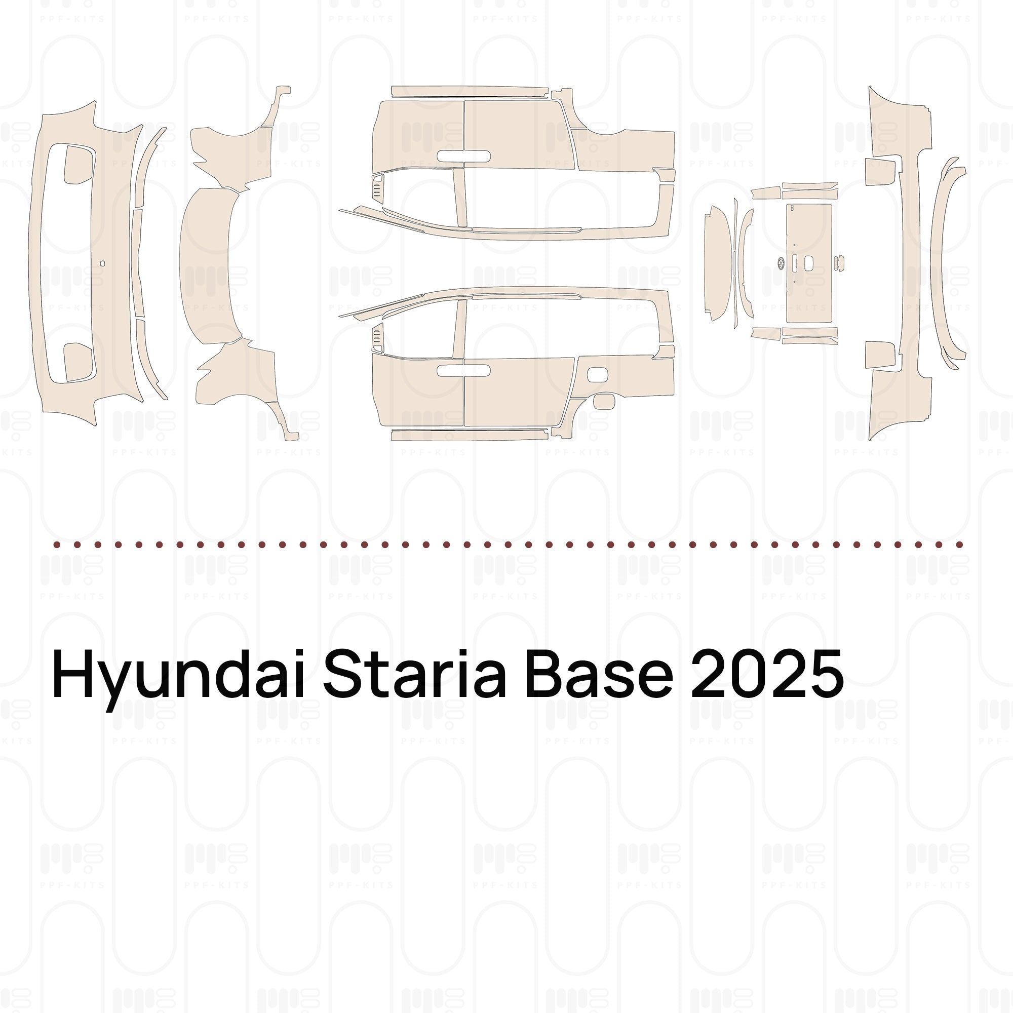 Pre Cut Ppf Hyundai Staria Base 2022 main image 0