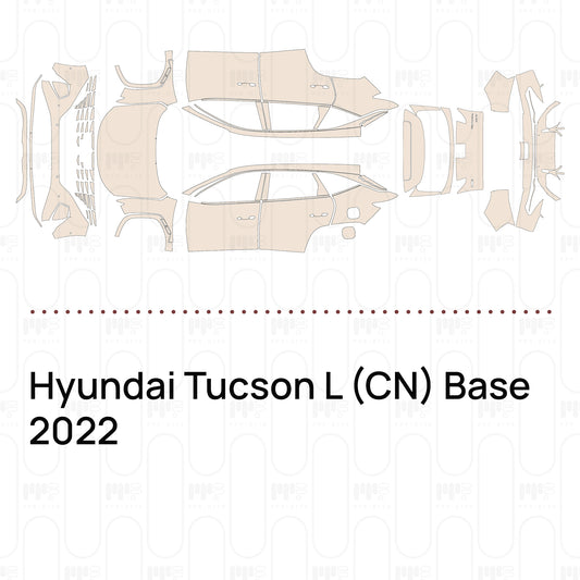 PPF prédécoupé Hyundai Tucson L (CN) Base 2022