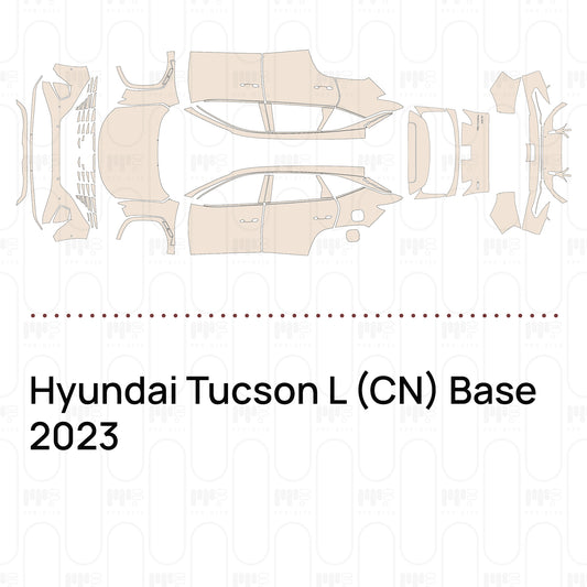 PPF prédécoupé Hyundai Tucson L (CN) Base 2023