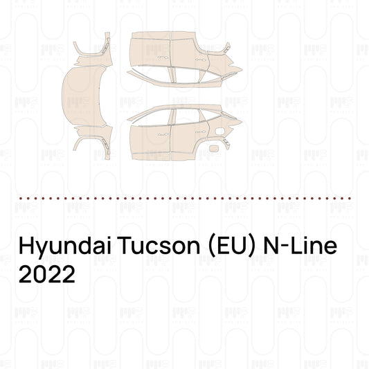 PPF prédécoupé Hyundai Tucson (EU) N-Line 2022