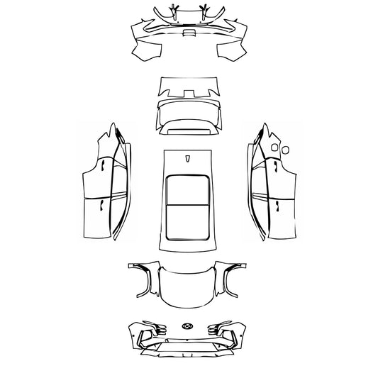 Pre-Cut PPF Hyundai Tucson (US) Base 2025 - PPF-Kits