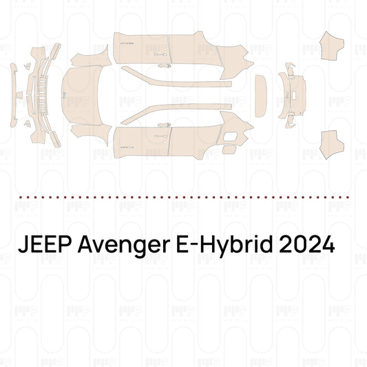 PPF prédécoupé JEEP Avenger E-Hybrid 2024