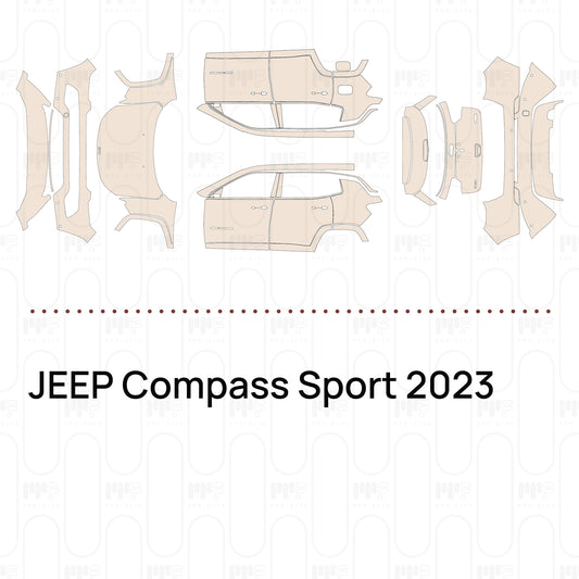 PPF prédécoupé JEEP Compass Sport 2023