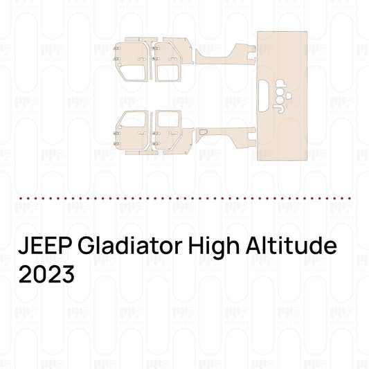 PPF prédécoupé JEEP Gladiator High Altitude 2023
