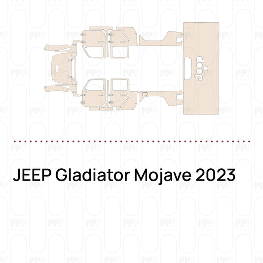 PPF prédécoupé JEEP Gladiator Mojave 2023