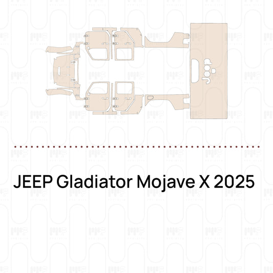 PPF prédécoupé JEEP Gladiator Mojave X 2025