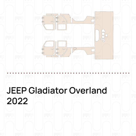 PPF prédécoupé JEEP Gladiator Overland 2022