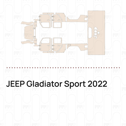 PPF prédécoupé JEEP Gladiator Sport 2022