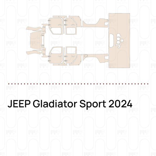 PPF prédécoupé JEEP Gladiator Sport 2024