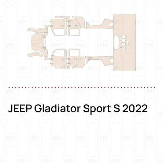 PPF prédécoupé JEEP Gladiator Sport S 2022