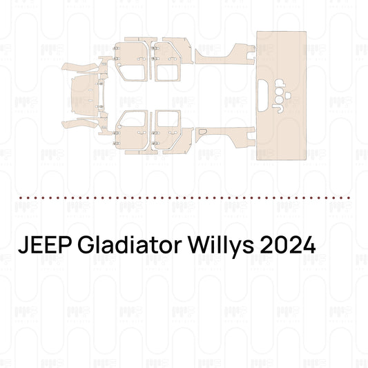 PPF prédécoupé JEEP Gladiator Willys 2024