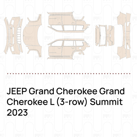PPF prédécoupé JEEP Grand Cherokee Grand Cherokee L (3-row) Summit 2023