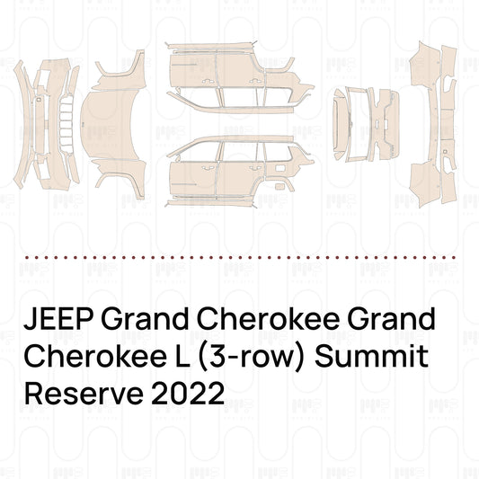 PPF prédécoupé JEEP Grand Cherokee Grand Cherokee L (3-row) Summit Reserve 2022