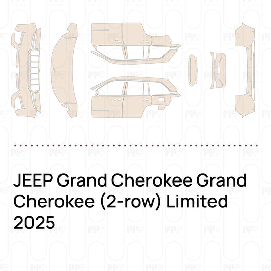 PPF prédécoupé JEEP Grand Cherokee Grand Cherokee (2-row) Limited 2025