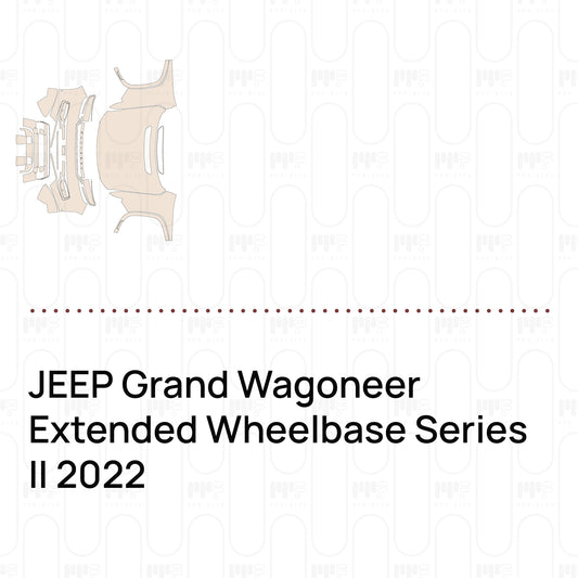 PPF prédécoupé JEEP Grand Wagoneer Extended Wheelbase Series II 2022