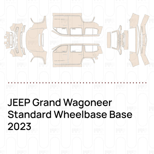 PPF prédécoupé JEEP Grand Wagoneer Standard Wheelbase Base 2023