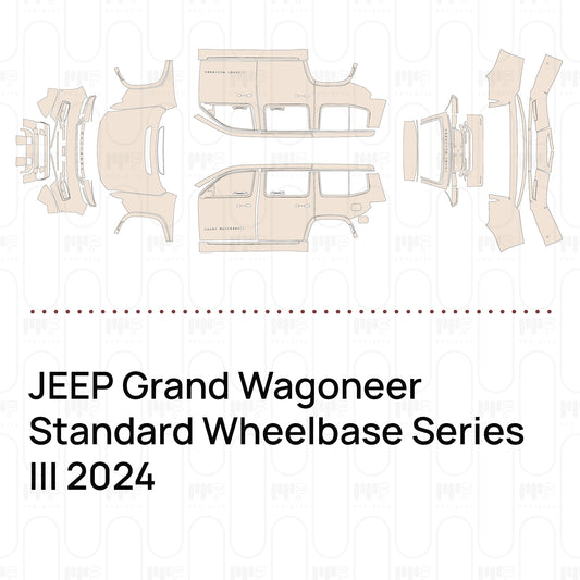 PPF prédécoupé JEEP Grand Wagoneer Standard Wheelbase Series III 2024