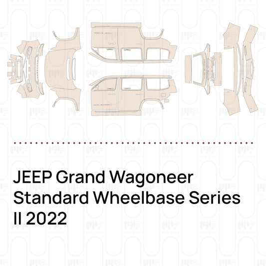 PPF prédécoupé JEEP Grand Wagoneer Standard Wheelbase Series II 2022