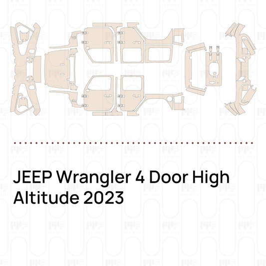 PPF prédécoupé JEEP Wrangler 4 Door High Altitude 2023