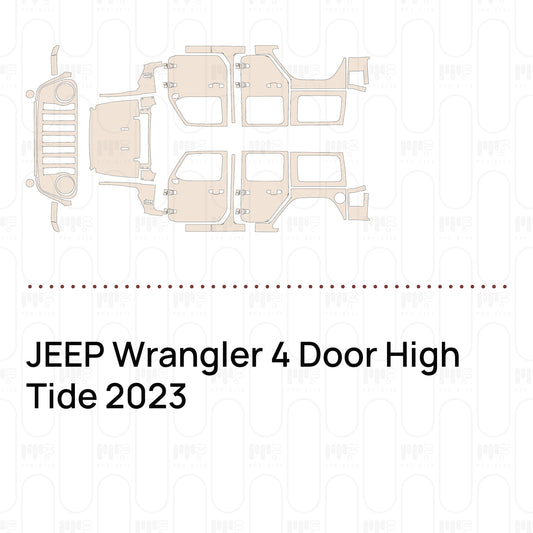 PPF prédécoupé JEEP Wrangler 4 Door High Tide 2023